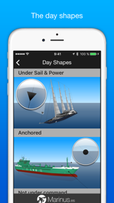 Marinus: maritime rules screenshot