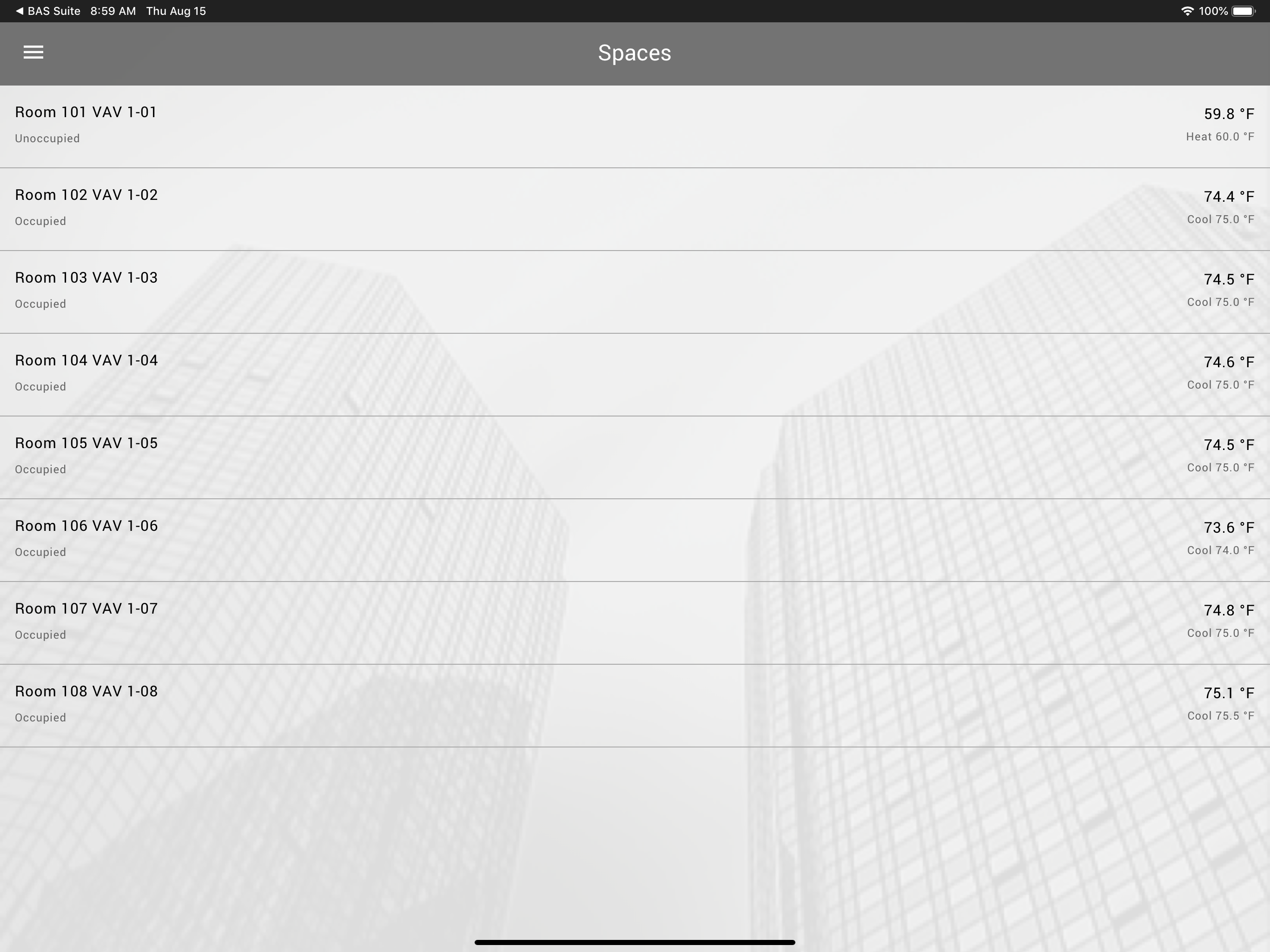 Trane BAS Operator screenshot 6