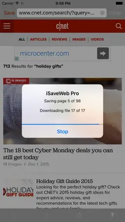 iSaveWeb Pro screenshot 3