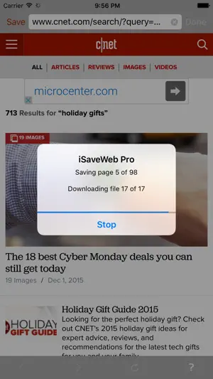 iSaveWeb Pro screenshot 3