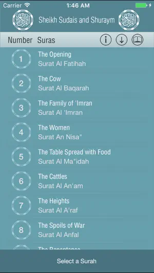 Quran4you - The Noble Quran screenshot 1