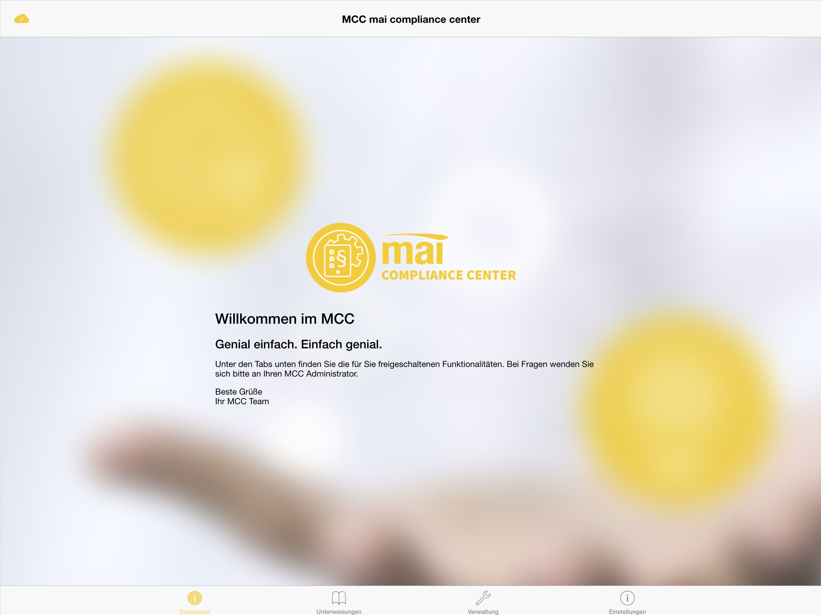 MCC  My Compliance Center