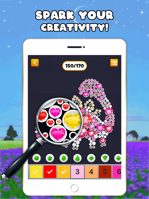 Screenshot #4 pour Diamond Art – Glitter Coloring