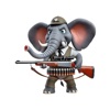 Elephant Gun Stickers