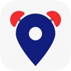 Map Alarm-alarm on locations icon