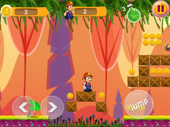 Ted Boy Super Adventure Worlds iPad screenshot