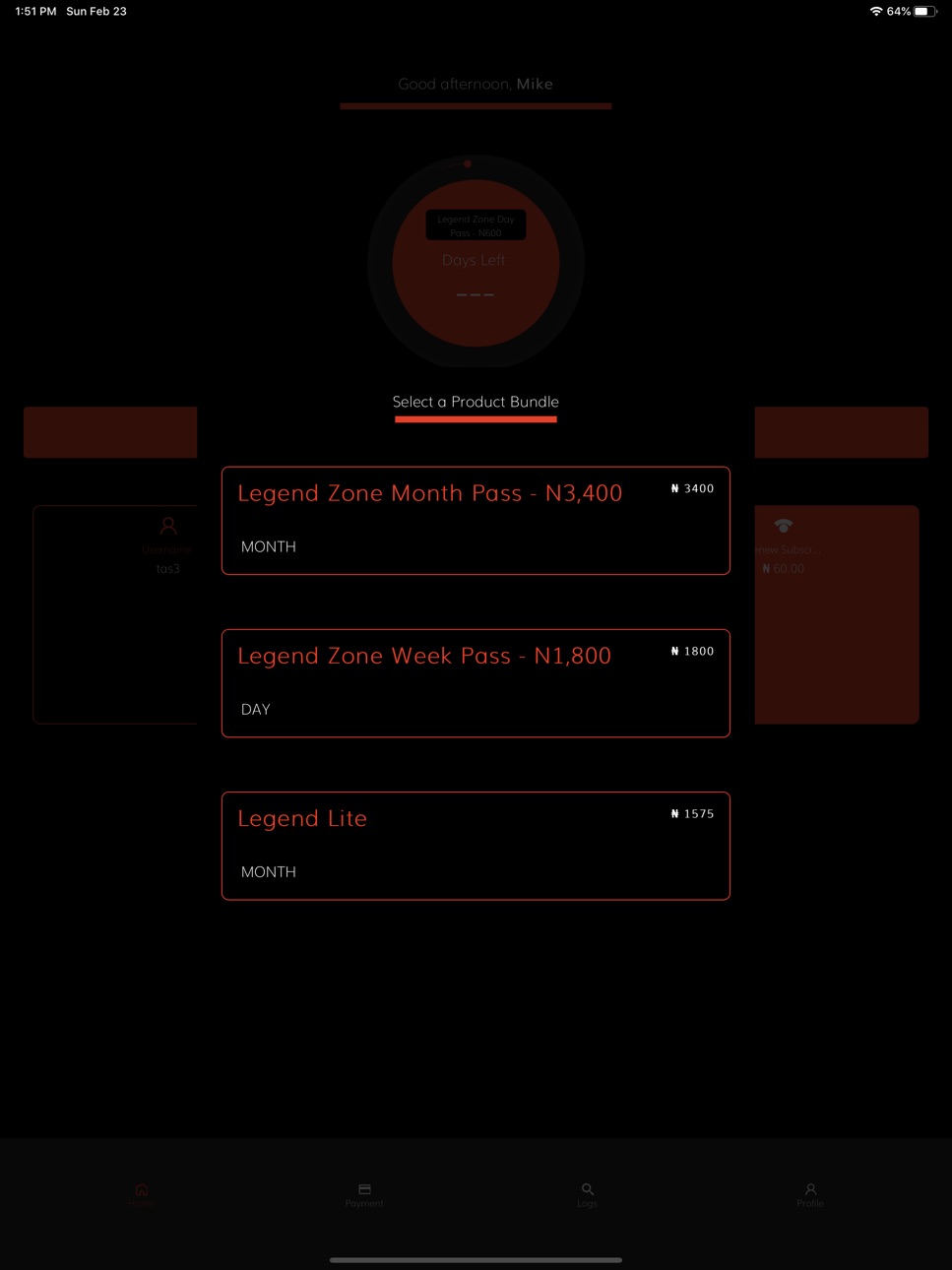 iPad screenshot