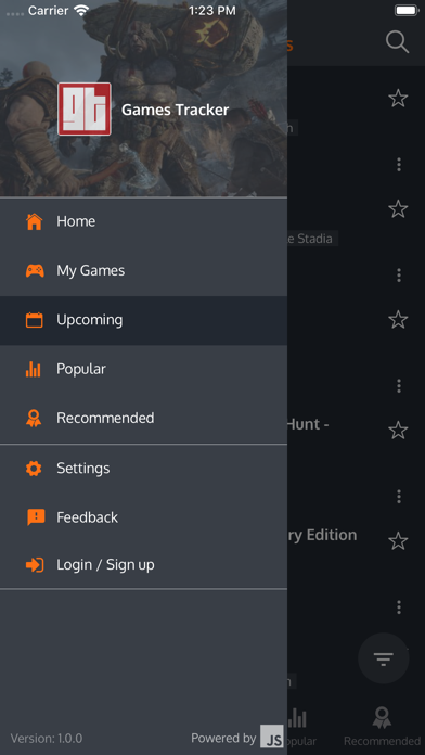 Games Tracker iPhone screenshot 5 - Entertainment app