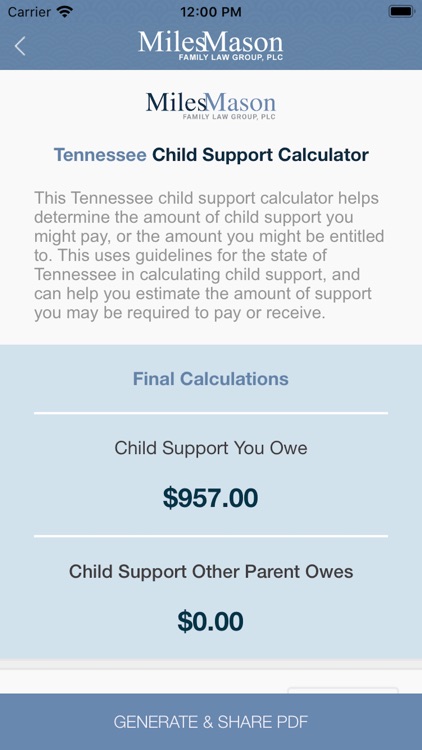 Tennessee Child Support Calc screenshot-3
