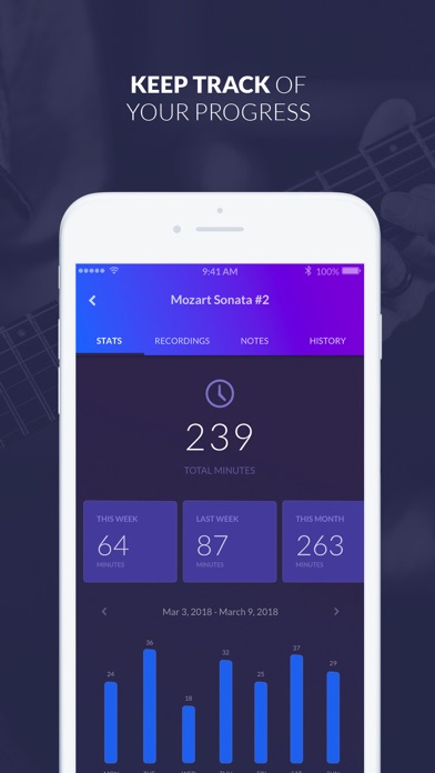 Modacity: Pro Music Practice iPhone screenshot 5 - Music app