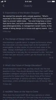 Network - Podcast App iphone bilder 3