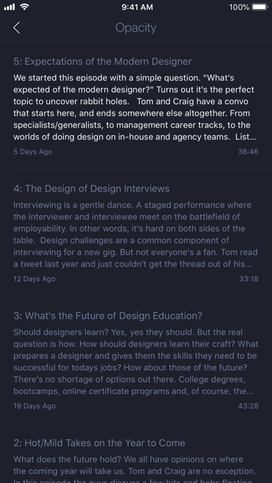Network - Podcast App iPhone screenshot 3 - News app