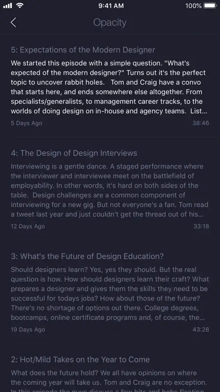 Network - Podcast App screenshot 3 of 4