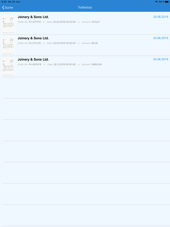 Screenshot #6 pour Efalia ECM Mobile