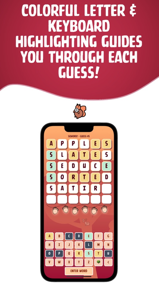 #2. SQWORD! Word Guess Game (iOS) By: Marc Scapelitte