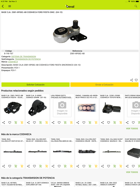 Catálogo Digital Beval C.A. iPad screenshot 8 - Shopping app