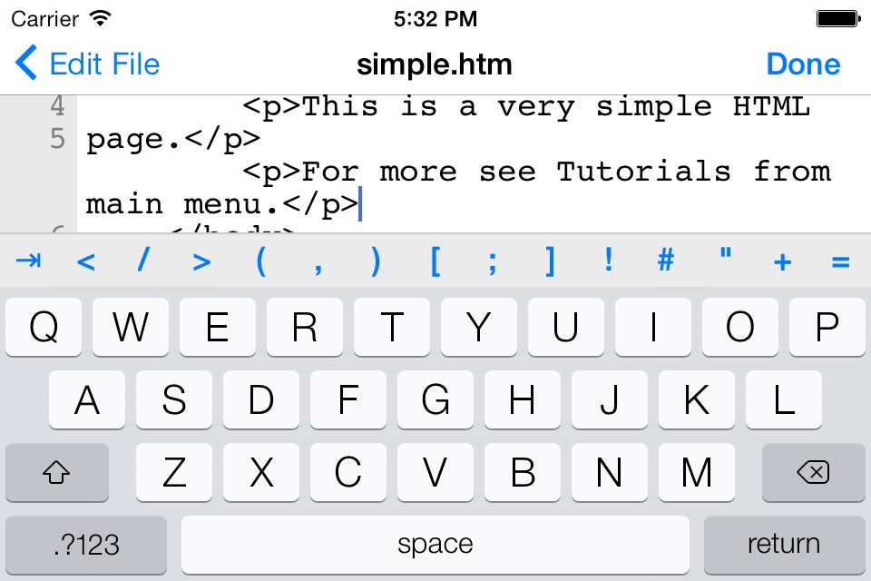 HTML5 Builder screenshot 2