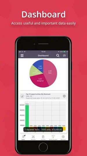 TapCRM for SuiteCRM/SugarCRM screenshot 1