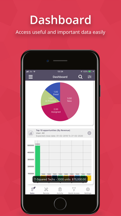 Screenshot #1 pour TapCRM for SuiteCRM/SugarCRM