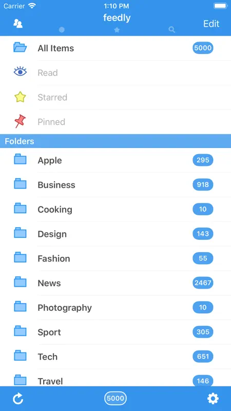 Sylfeed screenshot 1 of 4