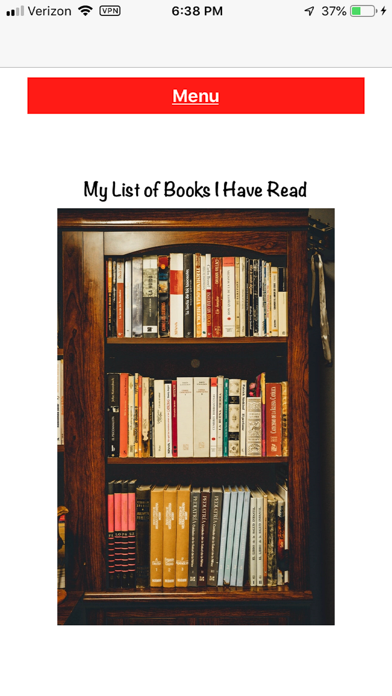 My Books Read Screenshot 1 of 10
