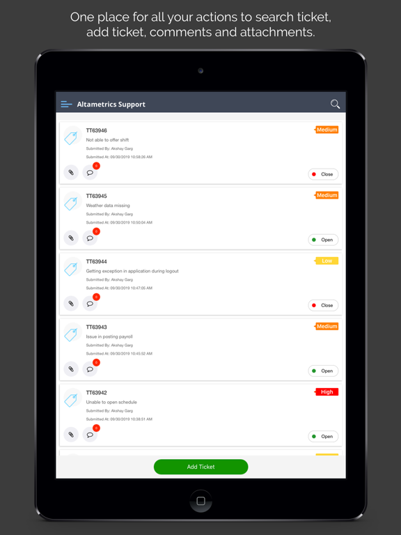 Screenshot #4 pour Altametrics Support Portal