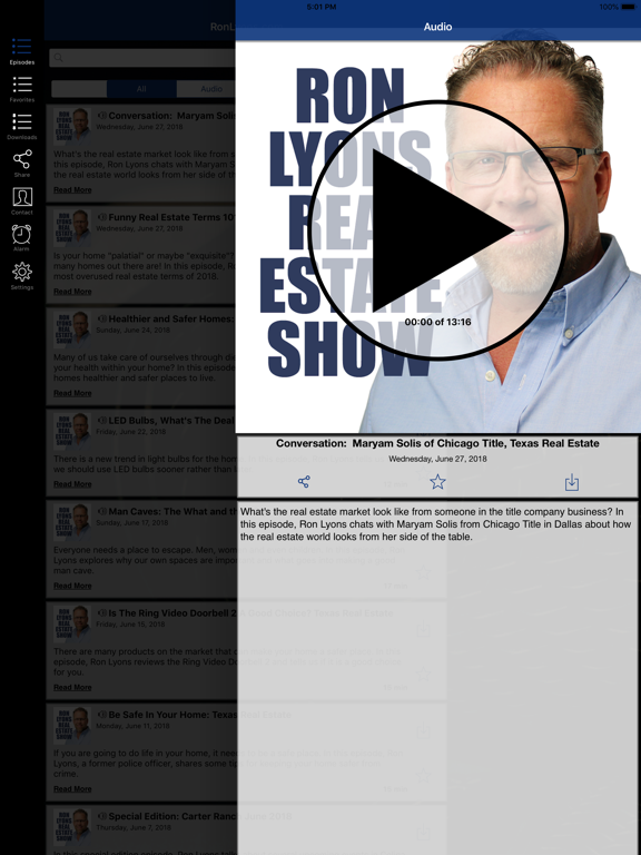 RonLyons.com iPad screenshot 2 - Business app
