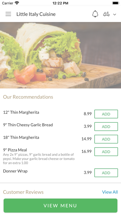 Little Italy Cuisine Screenshot