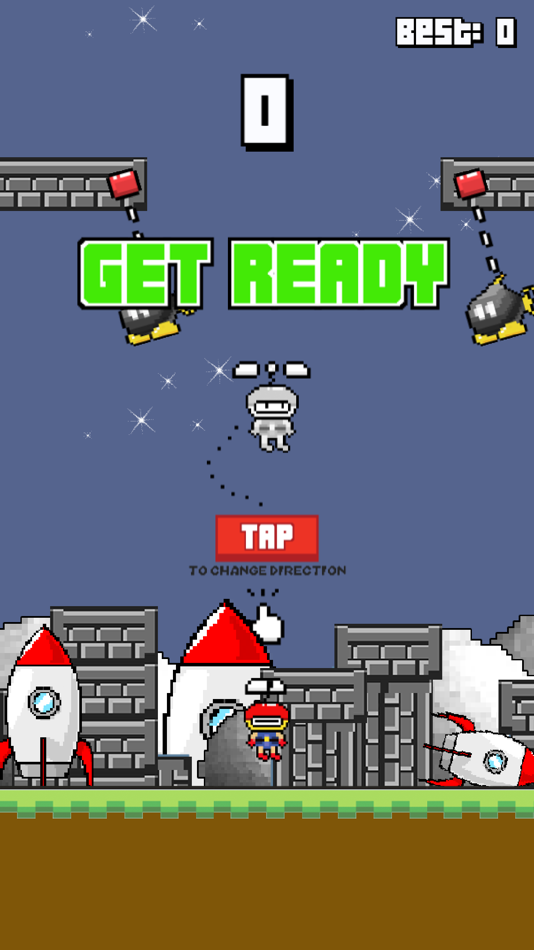 #2. Copter Blast: Retro Rocket (iOS) 由: Simon Bogh Holding ApS