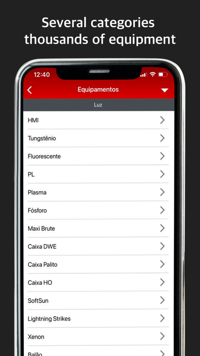 Cine Equipamentos Screenshot