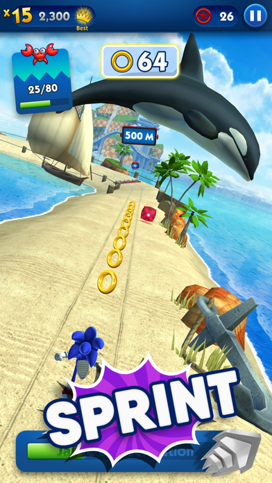 Screenshot #2 pour Sonic Dash - Jeux de course