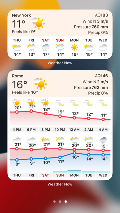 WEATHER NOW ° - Local Forecast Screenshot