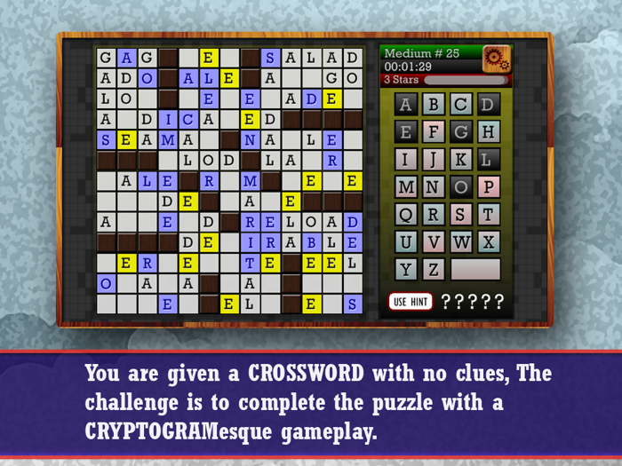 CROSSWORD CRYPTOGRAM