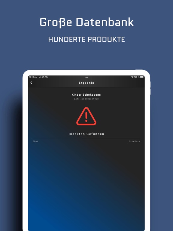 Screenshot #5 pour Insekten Lebensmittel Scanner