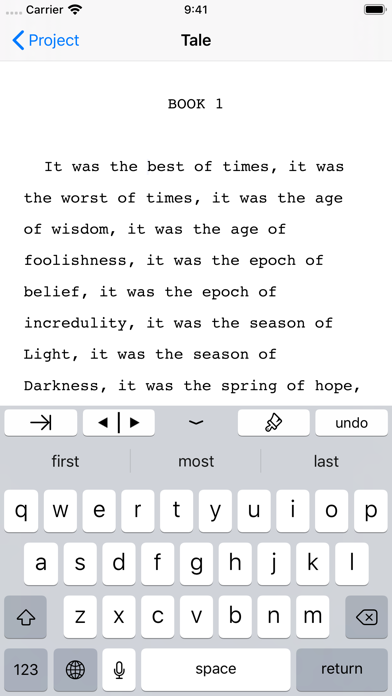 Storyist 4 Screenshot