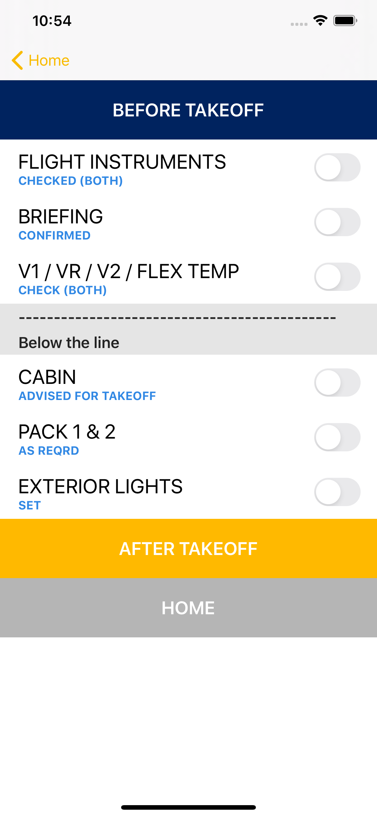 A380 Checklist