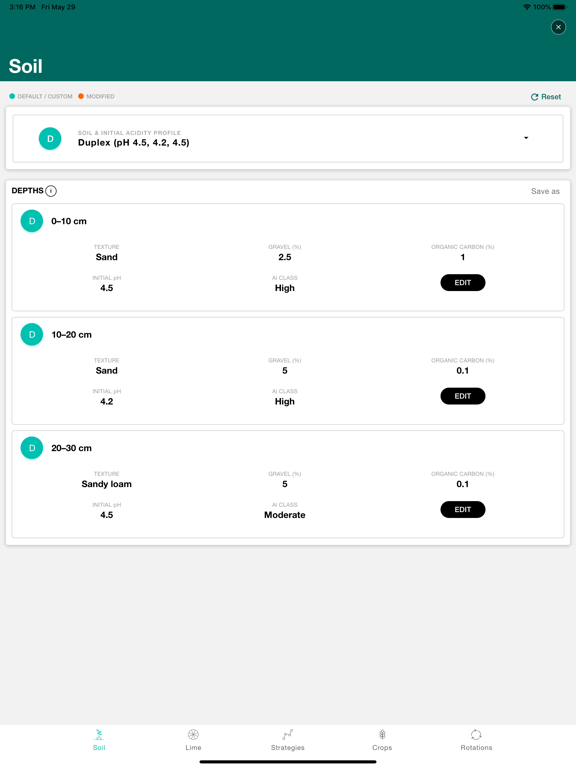 iLime iPad screenshot
