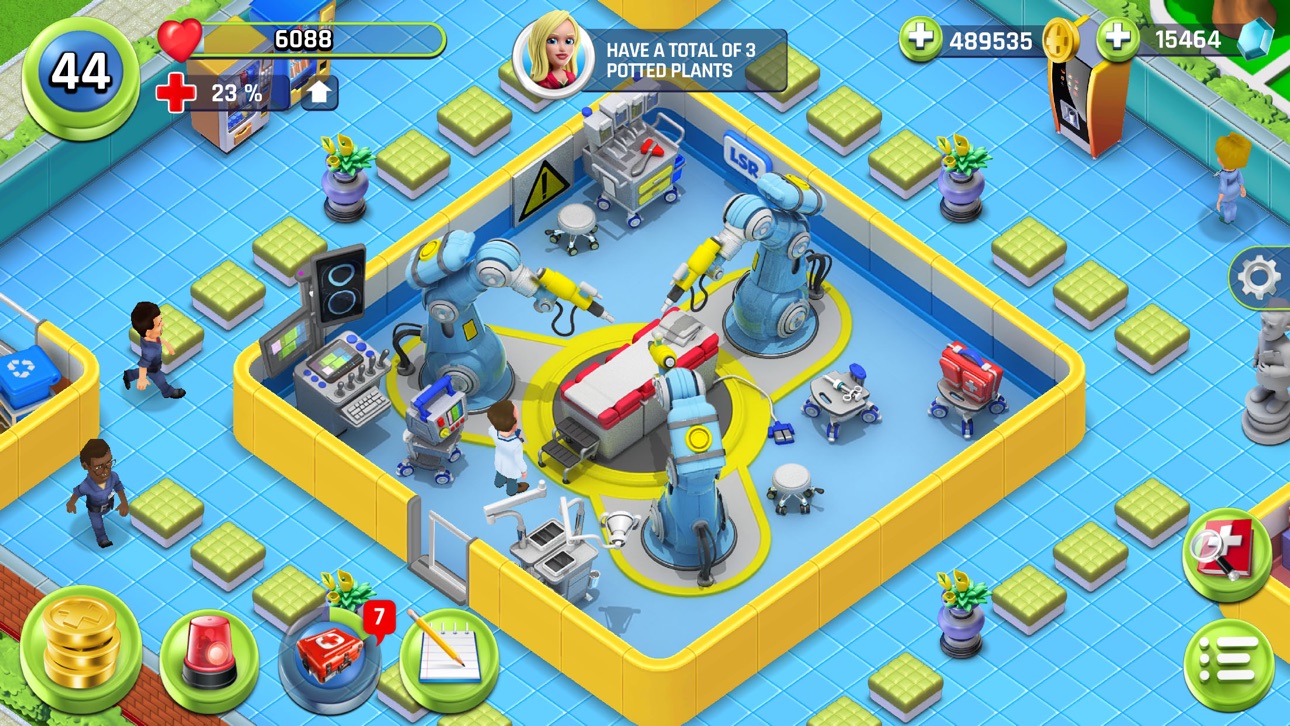 Dream Hospital: Medical Tycoon Hack screenshot 8 - iOS game interface