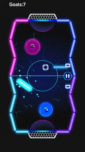 Glow Hockey Strike screenshot 1