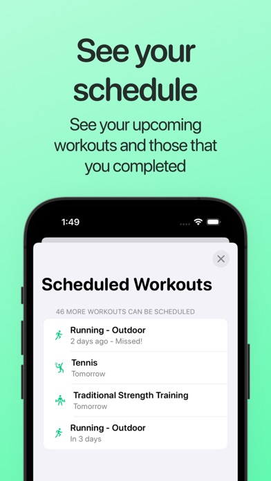 Watch Workout Builder, Tracker Screenshot