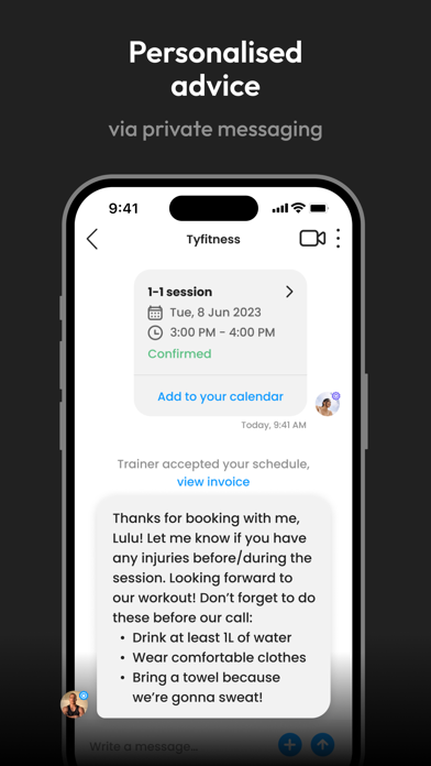 bim - fitness home workouts Screenshot
