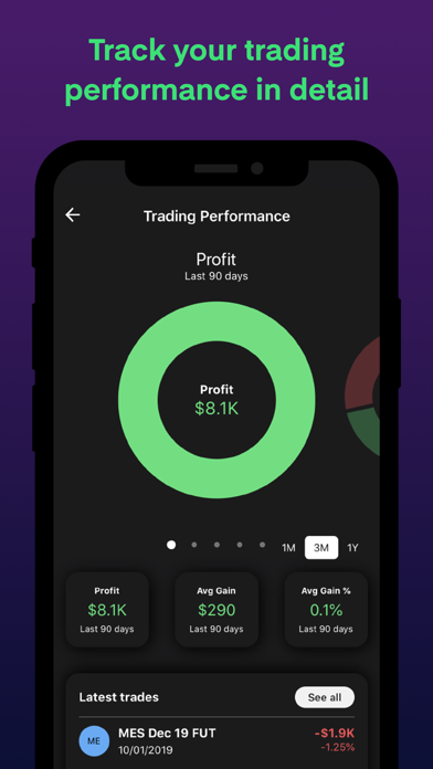kinfo - Trading Journal iPhone screenshot 4 - Finance app