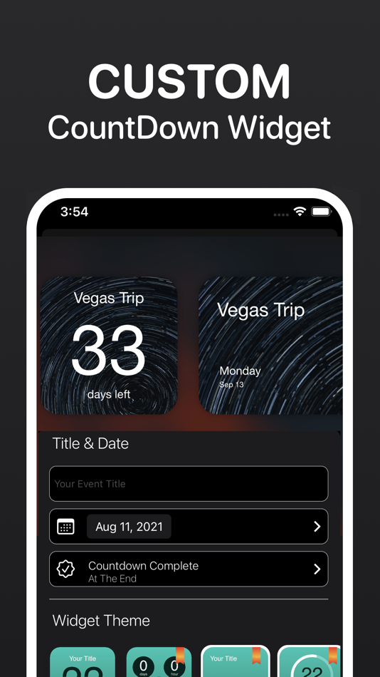 #7. Countdown widget : Day Counter (iOS) Oleh: Amit Verma