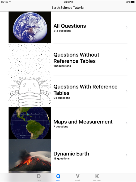 Earth & Space Science Prep iPad screenshot
