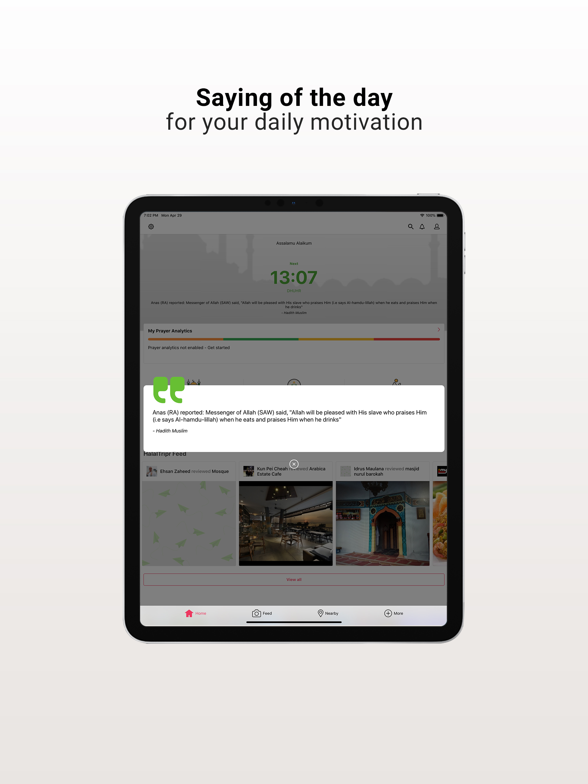 Halal Trip: Food Travel Prayer screenshot 12