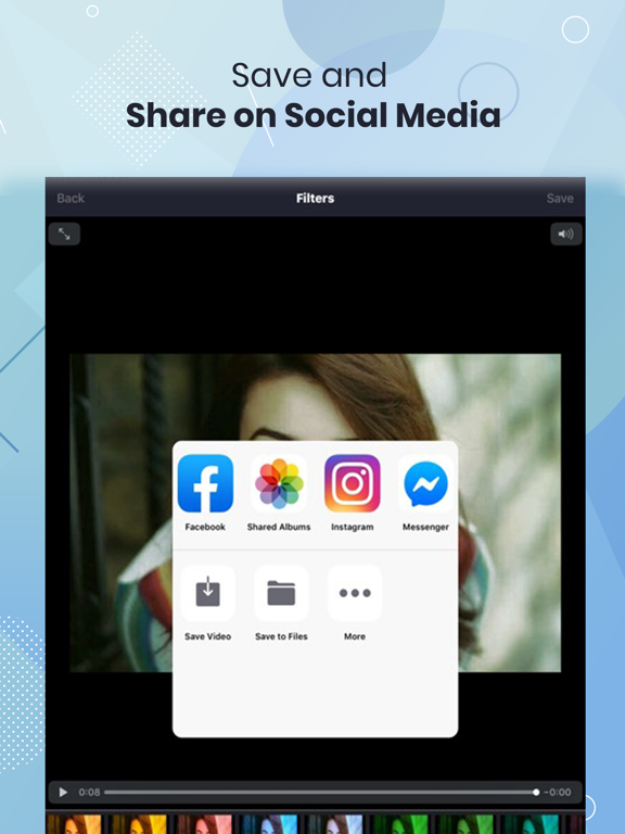 Slideshow with Music Maker App iPad screenshot 9 - Photo & Video app