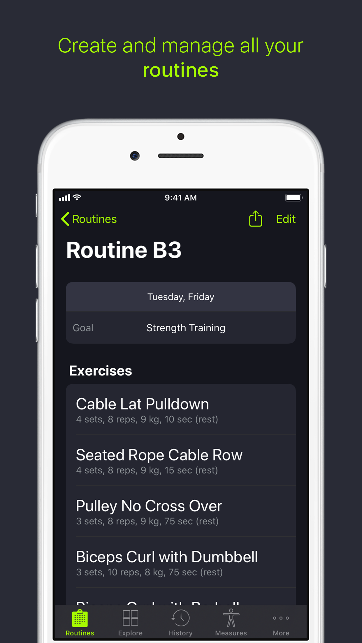 SmartGym: Gym & Home Workouts App Store screenshot