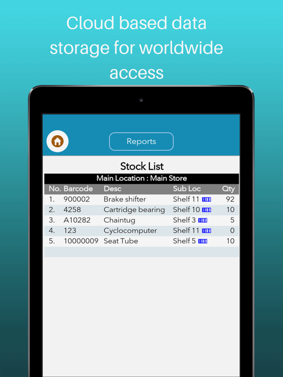 Stockzure,Inventory Management iPad screenshot 4 - Business app