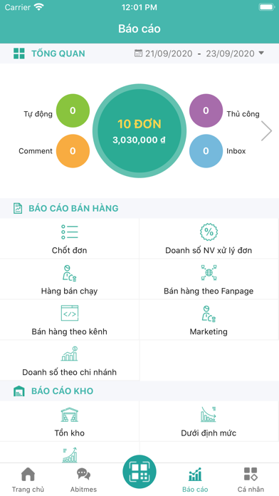 Abitstore - Quản lý bán hàng Screenshot