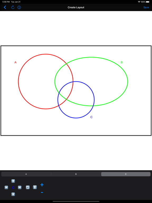 Venn Diagram Shader iPad screenshot